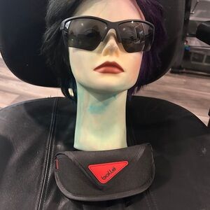 Bolle Black Sunglasses with Red and Black Case